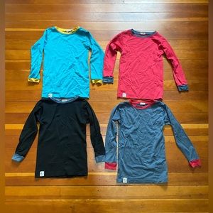 4 Wee Woollies merino shirts